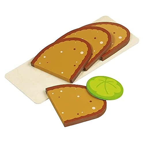 Goki 51812 - Kaufläden und Zubehör - Brotscheiben, 4 Scheiben, 1 Salatblatt Goki 51812 - Kaufläden und Zubehör - Brotscheiben, 4 Scheiben, 1 Salatblatt von goki