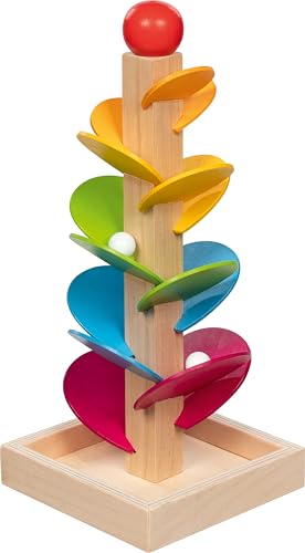 goki 53781 - Murmelspiel Klangkaskade aus Holz, Murmelbahn mit Melodie für Feinmotorik und Gehör, Lernspielzeug für Kinder inklusive 2 Murmeln und Aufbewahrungsfach, 13x13x30cm, 3-er Set, ab 3 Jahr goki 53781 - Murmelspiel Klangkaskade aus Holz, Murmelbahn mit Melodie für Feinmotorik und Gehör, Lernspielzeug für Kinder inklusive 2 Murmeln und Aufbewahrungsfach, 13x13x30cm, 3-er Set, ab 3 Jahr von goki