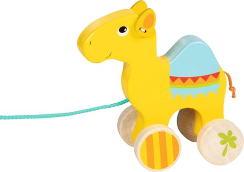 goki 54886 - Ziehtier Dromedar aus Holz, Nachzieh-Spielzeug mit Tiermotiv, Lernspielzeug inkl. Schnur, Babyspielzeug fördert Koordination und Motorik, 17cm x 7cm x 15cm, ab 1 Jahr goki 54886 - Ziehtier Dromedar aus Holz, Nachzieh-Spielzeug mit Tiermotiv, Lernspielzeug inkl. Schnur, Babyspielzeug fördert Koordination und Motorik, 17cm x 7cm x 15cm, ab 1 Jahr von goki