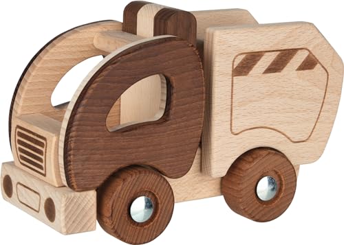 goki 55889 - Müllwagen goki nature - aus massiven robusten Buchenholz - 100% natürlich, ohne Farbe - made in EU goki 55889 - Müllwagen goki nature - aus massiven robusten Buchenholz - 100% natürlich, ohne Farbe - made in EU von goki