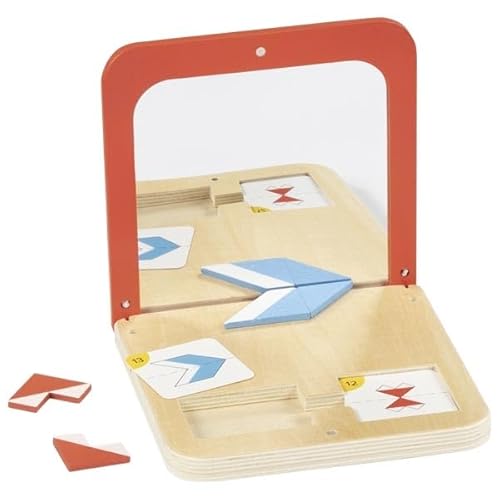 goki 56296 Symmetriespiel Spiegelmagie – Holzspiel mit Spiegelbox, 26 Teilen & 21 doppelseitigen Karten, 15,9 x 15,9 x 2 cm, ab 4 Jahren goki 56296 Symmetriespiel Spiegelmagie – Holzspiel mit Spiegelbox, 26 Teilen & 21 doppelseitigen Karten, 15,9 x 15,9 x 2 cm, ab 4 Jahren von goki