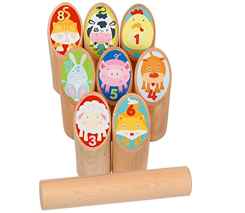 Goki Wikingerspiel Tier Kubb, im Baumwollbeutel Goki Wikingerspiel Tier Kubb, im Baumwollbeutel von goki