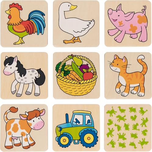 goki - Speicherspiel Farm II Motorik Entwicklung (56807), Mit Bunten Motiven goki - Speicherspiel Farm II Motorik Entwicklung (56807), Mit Bunten Motiven von goki