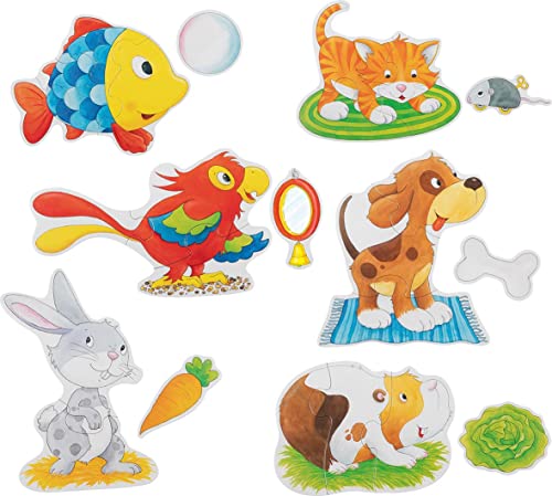 goki 57415 - Puzzleset goki 57421 - Haustiere von goki