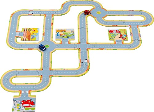 Spielstraße mit 2 Fahrzeugen von goki
