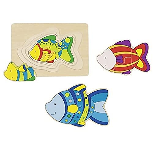 Goki 57897 - Schichtenpuzzle - Fisch Goki 57897 - Schichtenpuzzle - Fisch von goki