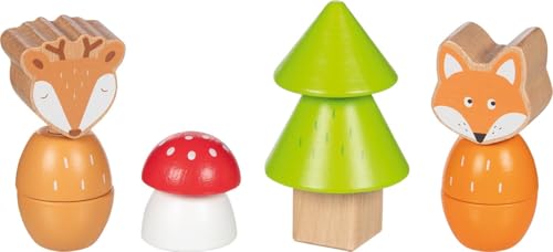 goki 58336 – Schraubklötze „Waldfreunde“, 14-teilig – Motorikspielzeug aus Holz mit Tiermotiven goki 58336 – Schraubklötze „Waldfreunde“, 14-teilig – Motorikspielzeug aus Holz mit Tiermotiven von goki