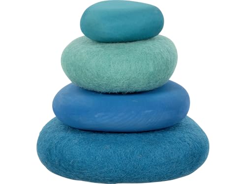 goki 58345 - Findlinge - aus hochwertigem Wollfilz und Ahornholz - goki evolution - Montessori-Spielzeug - Made in Europa goki 58345 - Findlinge - aus hochwertigem Wollfilz und Ahornholz - goki evolution - Montessori-Spielzeug - Made in Europa von goki