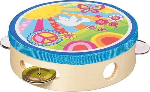 goki 61841 – Tamburin Sonnenschein – Kinder-Musikinstrument aus Holz und Metall goki 61841 – Tamburin Sonnenschein – Kinder-Musikinstrument aus Holz und Metall von goki