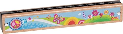 goki 61842 – Mundharmonika 66 mit 24 Tönen – Musikinstrument aus Holz und Kunststoff, ca. 17,6 cm goki 61842 – Mundharmonika 66 mit 24 Tönen – Musikinstrument aus Holz und Kunststoff, ca. 17,6 cm von goki