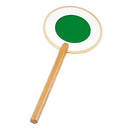 goki 62995 Signalkelle, Holz, 38,5 cm, Ø 16 cm, beidseitig Bedruckt, Polizei Verkehrserziehung ab 3 Jahren goki 62995 Signalkelle, Holz, 38,5 cm, Ø 16 cm, beidseitig Bedruckt, Polizei Verkehrserziehung ab 3 Jahren von goki
