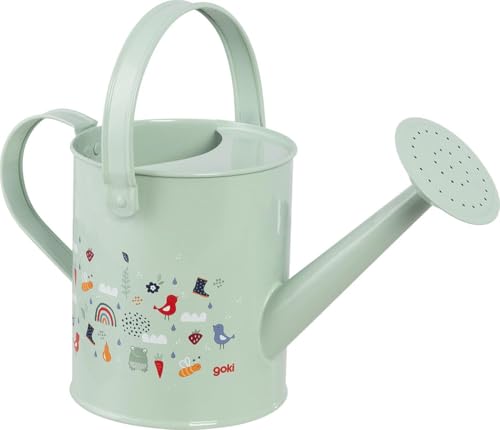 goki 63865 - Gießkanne Frühling aus Metall für Kinder – Farbenfrohes Gartenwerkzeug für kleine Gärtner – Niedliche Motive – Robustes und langlebiges Gartenspielzeug, 30x12x22cm, ab 3 Jahre goki 63865 - Gießkanne Frühling aus Metall für Kinder – Farbenfrohes Gartenwerkzeug für kleine Gärtner – Niedliche Motive – Robustes und langlebiges Gartenspielzeug, 30x12x22cm, ab 3 Jahre von goki