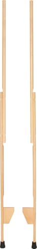 goki 63872 - Stelzen aus Holz für Kinder – verstellbare Tritthöhe, belastbar bis 70kg, rutschfest, Max. Höhe 177cm – Fördert Balance, Koordination, Gleichgewicht, Made IN Germany, 2er Set, ab 5 Jahre goki 63872 - Stelzen aus Holz für Kinder – verstellbare Tritthöhe, belastbar bis 70kg, rutschfest, Max. Höhe 177cm – Fördert Balance, Koordination, Gleichgewicht, Made IN Germany, 2er Set, ab 5 Jahre von goki