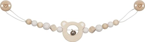 goki 65213 - Kinderwagenkette Bärenkopf mit Clips aus Holz - handgefertigt, Made in Germany goki 65213 - Kinderwagenkette Bärenkopf mit Clips aus Holz - handgefertigt, Made in Germany von goki