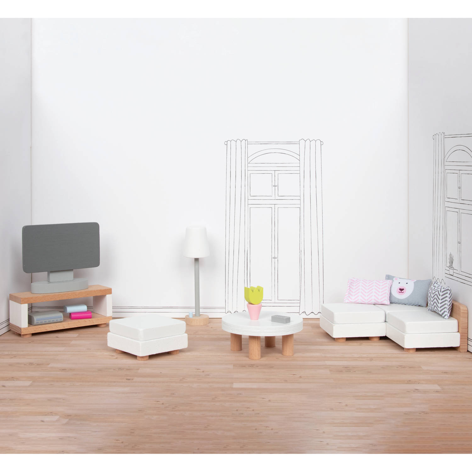 goki - Puppenhaus-Möbel Wohnzimmer goki - Puppenhaus-Möbel Wohnzimmer von goki