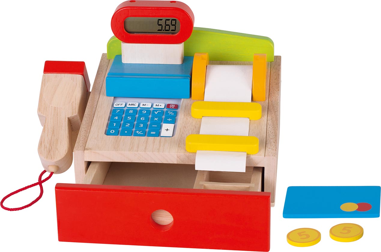 goki - Spielkasse aus Holz mit Rechenfunktion goki - Spielkasse aus Holz mit Rechenfunktion von goki