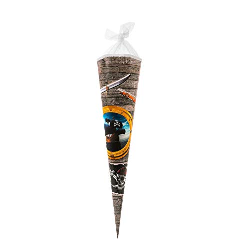 goldbuch Piraten Schultüte Zuckertüte Einschulung Schulanfang Schule Kinder: Größe: 85 cm rund mit 3D Bild goldbuch Piraten Schultüte Zuckertüte Einschulung Schulanfang Schule Kinder: Größe: 85 cm rund mit 3D Bild von goldbuch