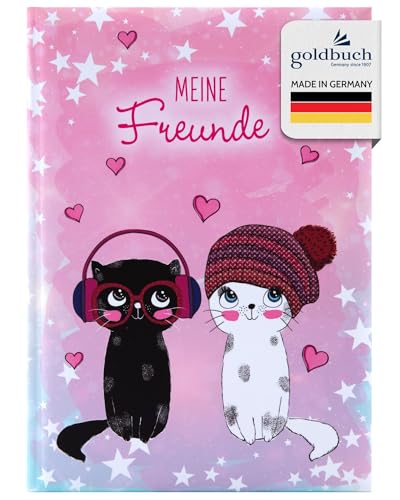 goldbuch 43099 Freundebuch Music for Cats DIN A5, zum Ausfüllen für Freunde, Grundschule, Schule, Kindergarten, Kita, 84 illustrierte Seiten, Einband mit Kunstdruck, laminiert goldbuch 43099 Freundebuch Music for Cats DIN A5, zum Ausfüllen für Freunde, Grundschule, Schule, Kindergarten, Kita, 84 illustrierte Seiten, Einband mit Kunstdruck, laminiert von goldbuch