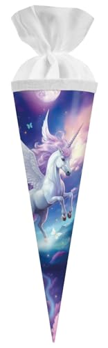goldbuch 93 152 Geschwistertüte Diana, Schultüte in Blau mit Einhorn als Motiv, Länge 35 cm, Durchmesser 11,5 cm, Zuckertüte für Jungen und Mädchen, Geschenktüte aus Lackkarton mit Filzverschluss goldbuch 93 152 Geschwistertüte Diana, Schultüte in Blau mit Einhorn als Motiv, Länge 35 cm, Durchmesser 11,5 cm, Zuckertüte für Jungen und Mädchen, Geschenktüte aus Lackkarton mit Filzverschluss von goldbuch