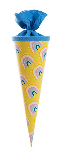 goldbuch 93206 Geschwistertüte 35 cm, Schultüte für Mädchen, Zuckertüte mit Motiv Regenbogenland, Geschenktüte aus Lackkarton mit Filzverschluss, zur Einschulung und Schulanfang, ca. 35 x 11,5 cm goldbuch 93206 Geschwistertüte 35 cm, Schultüte für Mädchen, Zuckertüte mit Motiv Regenbogenland, Geschenktüte aus Lackkarton mit Filzverschluss, zur Einschulung und Schulanfang, ca. 35 x 11,5 cm von goldbuch