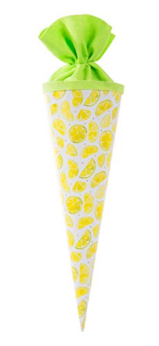 goldbuch 93425 Geschwistertüte 35 cm, Jungen & Mädchen Schultüte, Zuckertüte mit Motiv Zitronen, Geschenktüte aus Lackkarton mit Filzverschluss, zur Einschulung und Schulanfang, ca. 35 x 11,5 cm goldbuch 93425 Geschwistertüte 35 cm, Jungen & Mädchen Schultüte, Zuckertüte mit Motiv Zitronen, Geschenktüte aus Lackkarton mit Filzverschluss, zur Einschulung und Schulanfang, ca. 35 x 11,5 cm von goldbuch