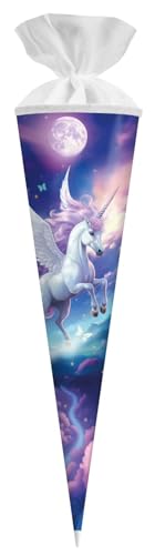 goldbuch 97 152 Schultüte Diana 70 cm rund, Zuckertüte Pferd 70 x 19 cm, Geschenktüte mit Einhorn-Motiv, Geschenkverpackung aus Lackkarton, Einschulungstüte mit Filzverschluss, Kostümaccessoire, blau goldbuch 97 152 Schultüte Diana 70 cm rund, Zuckertüte Pferd 70 x 19 cm, Geschenktüte mit Einhorn-Motiv, Geschenkverpackung aus Lackkarton, Einschulungstüte mit Filzverschluss, Kostümaccessoire, blau von goldbuch