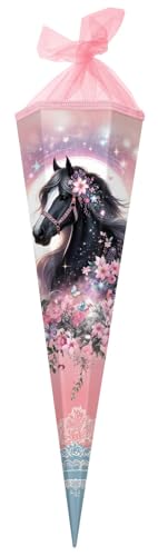 goldbuch 98 141 Schultüte 85 cm Luna, Zuckertüte 6-eckig, Geschenktüte mit Pferde-Motiv, Geschenkverpackung aus Lackkarton, Einschulungstüte mit Netzverschluss, ca. 85 x 24 x 20 cm, rosa, pink goldbuch 98 141 Schultüte 85 cm Luna, Zuckertüte 6-eckig, Geschenktüte mit Pferde-Motiv, Geschenkverpackung aus Lackkarton, Einschulungstüte mit Netzverschluss, ca. 85 x 24 x 20 cm, rosa, pink von goldbuch