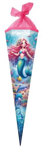 goldbuch 98 157 Schultüte 85 cm Prinzessin Aquarina, Zuckertüte 6-eckig, Geschenktüte mit Meerjungfrauen-Motiv, Geschenkverpackung Lackkarton, Einschulungstüte Netzverschluss, ca. 85 x 24 x 20 cm goldbuch 98 157 Schultüte 85 cm Prinzessin Aquarina, Zuckertüte 6-eckig, Geschenktüte mit Meerjungfrauen-Motiv, Geschenkverpackung Lackkarton, Einschulungstüte Netzverschluss, ca. 85 x 24 x 20 cm von goldbuch