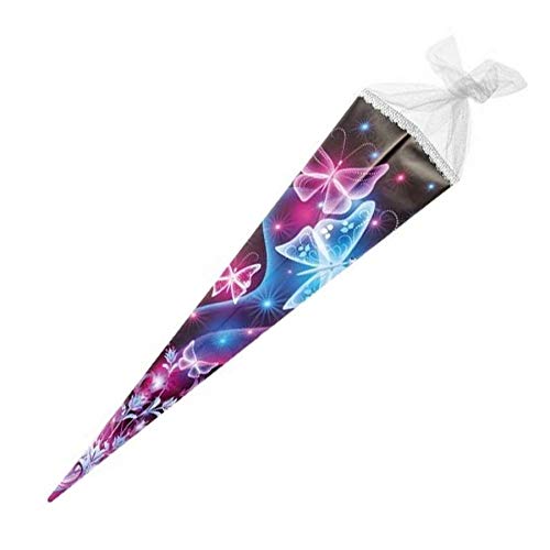 goldbuch Schmetterling Schultüte Zuckertüte Einschulung Schulanfang Schule: Größe: 85 cm 6eckig mit Glitzer goldbuch Schmetterling Schultüte Zuckertüte Einschulung Schulanfang Schule: Größe: 85 cm 6eckig mit Glitzer von goldbuch