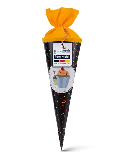 goldbuch 93 214 Party Schultüte mit Konfetti als Motiv, Länge 35 cm, Durchmesser 11,5 cm, Zuckertüte für Jungen und Mädchen, Geschenktüte aus Lackkarton mit Filzverschluss goldbuch 93 214 Party Schultüte mit Konfetti als Motiv, Länge 35 cm, Durchmesser 11,5 cm, Zuckertüte für Jungen und Mädchen, Geschenktüte aus Lackkarton mit Filzverschluss von goldbuch