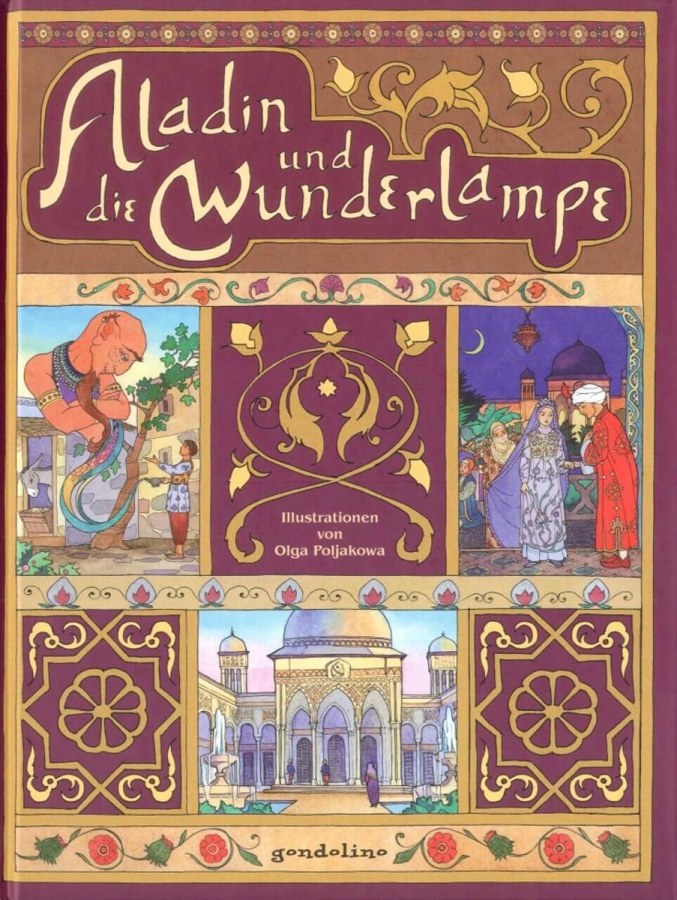 Kinderbuch Aladin und die Wunderlampe. von gondolino