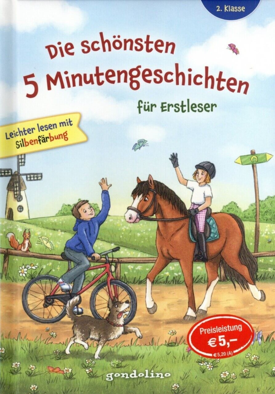 Kinderbuch Die schönsten 5 Minutengeschichten für Erstleser von gondolino