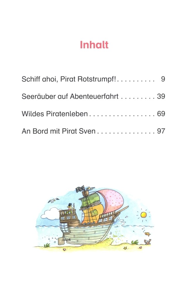 Kinderbuch Lesen lernen mit Piraten und Schatzsuchern von gondolino