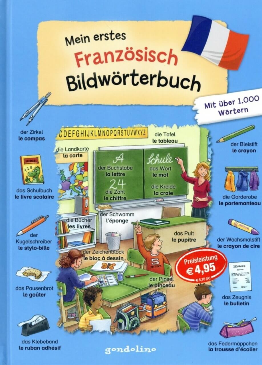 Kinderbuch Mein erstes Französisch Bildwörterbuch von gondolino