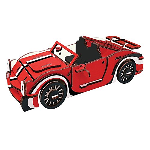 goodkid DIY - 3D - baukastensystem Holz bildungs - Puzzle der handgefertigten Model Toys Wagen Feuer für Kinder, Jugendliche und Erwachsene - Kreative Geburtstag Weihnachtsgeschenk von goodkid