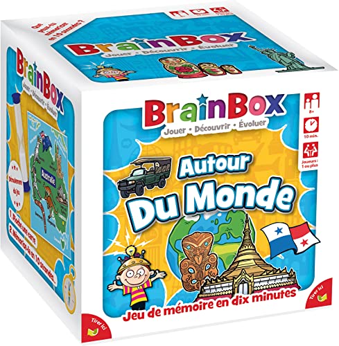 The Green Board Game Co. | BrainBox: Reise rund um die Welt (Edition 2022) | Gesellschaftsspiel | ab 8 Jahren | 1 Spieler + | 10 Minuten von green board game co ltd