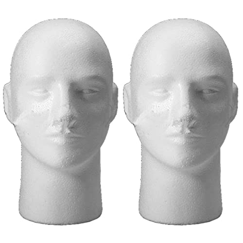grounds 2X MäNnlich Weiblich Schaum Schaufensterpuppe Puppe Kopf Stehen Modell PerüCke Hut Display, 2 grounds 2X MäNnlich Weiblich Schaum Schaufensterpuppe Puppe Kopf Stehen Modell PerüCke Hut Display, 2 von grounds