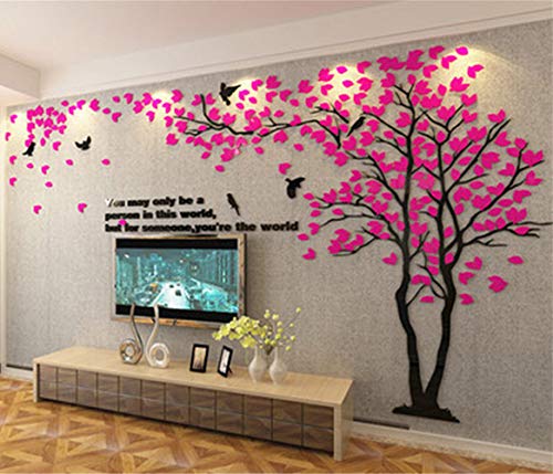 Wall Stickers Wandaufkleber Wandtattoo Wandtattoo Baum 3D DIY Wohnzimmer Schlafzimmer Family Wandsticker für Treppen Halle von guangmu