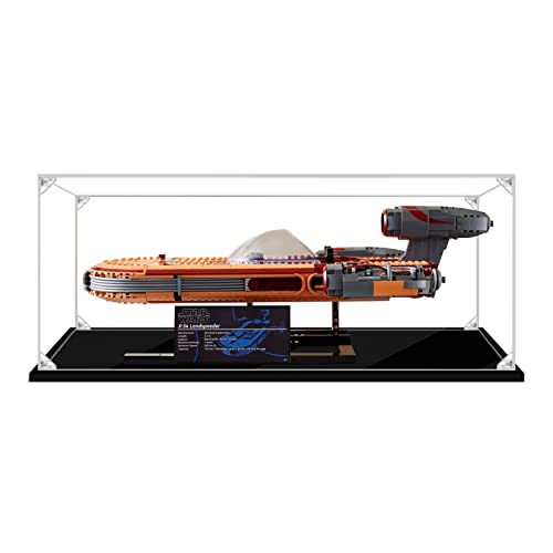 Guangzhou Vitrine für LEGO Luke Skywalkers Landspeeder, Acrylvitrine für LEGO 75341 (Modell ohne Modell), Größe: 55 x 35 x 25 cm von Buosha
