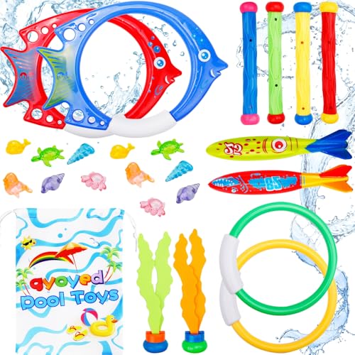 gyoyede 25pcs Diving Pool Tools Swimming Pool Tools Set with Diving Rings Diving Torpedo Diving Seegras Marine Gem Underwater Training Diving Game Tools for Summer Swimming Pool Party gyoyede 25pcs Diving Pool Tools Swimming Pool Tools Set with Diving Rings Diving Torpedo Diving Seegras Marine Gem Underwater Training Diving Game Tools for Summer Swimming Pool Party von gyoyede