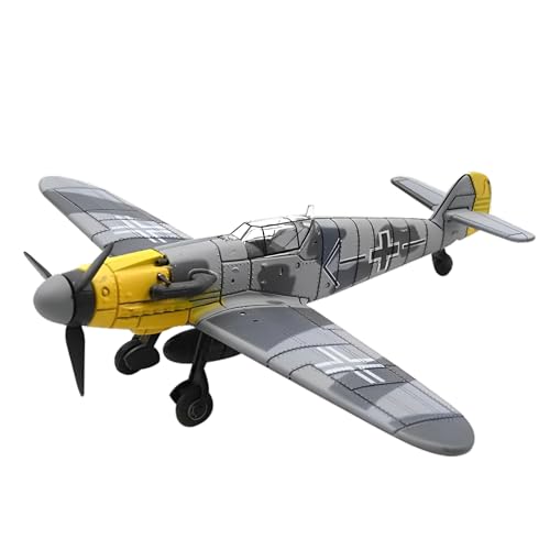 gzpynsgaoh BF-109 Fighter Model - World War II Classic Fighter Model 1:48 Military Enthusiast Plastic Fighter Assembly Model 4D Stereoscopic Fighter Assembly Model Toy Gift (Grau) von gzpynsgaoh