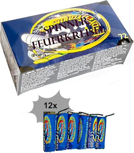 h2i Fire Spinner - Bodenwirbel | 72 Stück | Party Spaß für Klein & Groß I für Silvester, Halloween & Party Mitbringsel | Kinder & Jugendfeuerwerk | j | Ganzjahresfeuerwerk Kat. F1 h2i Fire Spinner - Bodenwirbel | 72 Stück | Party Spaß für Klein & Groß I für Silvester, Halloween & Party Mitbringsel | Kinder & Jugendfeuerwerk | j | Ganzjahresfeuerwerk Kat. F1 von h2i