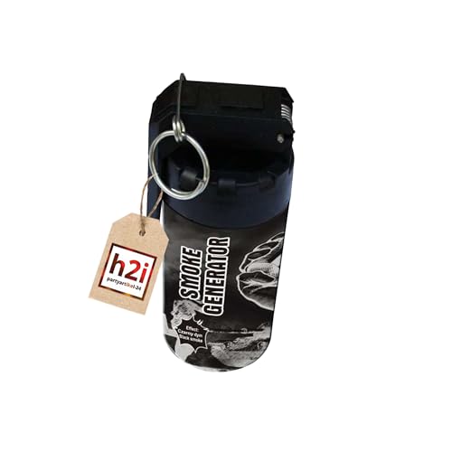 h2i Rauchgenerator mit Reißzünder| 1 Stück | Schwarz | +/- 60 sek | Rauch Vulkan Fontäne | Rauchtopf Rauchgenerator Rauchbombe | dichter kräftiger Rauch | Ganzjahresfeuerwerk Kat T1/F1 h2i Rauchgenerator mit Reißzünder| 1 Stück | Schwarz | +/- 60 sek | Rauch Vulkan Fontäne | Rauchtopf Rauchgenerator Rauchbombe | dichter kräftiger Rauch | Ganzjahresfeuerwerk Kat T1/F1 von h2i