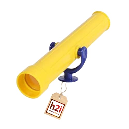 h2i Teleskop Spielturm & Spielhaus | Kinder-Fernrohr aus wetterfestem Kunststoff | ohne optische Vergrößerung | Kinder-Teleskop | Spielturm Zubehör | gelb h2i Teleskop Spielturm & Spielhaus | Kinder-Fernrohr aus wetterfestem Kunststoff | ohne optische Vergrößerung | Kinder-Teleskop | Spielturm Zubehör | gelb von h2i
