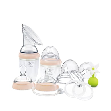 haakaa® Einzelmilchpumpe, Generation 3 Premium Set peach von haakaa®