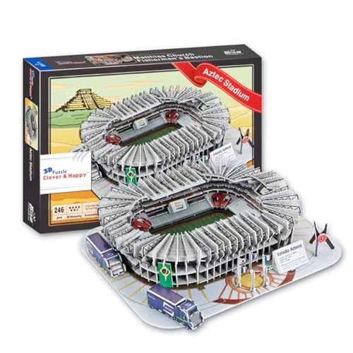 Habarri - ESTADIO Azteca Puzzle 3D - 3D Puzzle Stadion - 3D Fußballstadion für Kinder und Erwachsene - Fußballstadion Modell - Modellbau - 246 Elemente Habarri - ESTADIO Azteca Puzzle 3D - 3D Puzzle Stadion - 3D Fußballstadion für Kinder und Erwachsene - Fußballstadion Modell - Modellbau - 246 Elemente von habarri