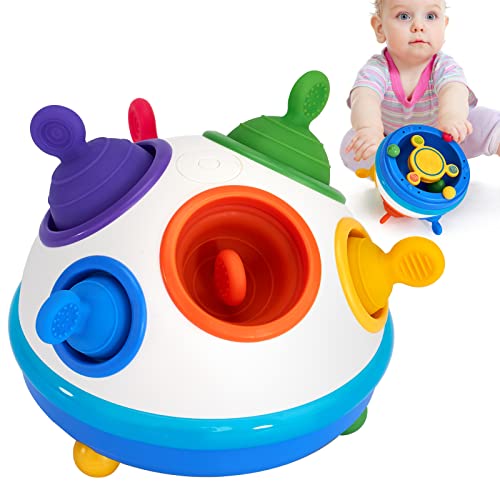 Montessori Spielzeug für 1 Jahr Baby Jungen Mädchen - Kleinkind Sensorik Pop Fidget Spinning Frühe Entwicklung 1-3 Geschenk von hahaland