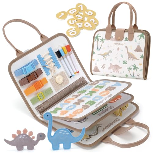 hahaland Montessori Busy Board für Kleinkinder 2-4 Jahre, Montessori Spielzeug ab 2 Jahre Förderung Motorik, Kreativität & Entdeckung,Activity Board Graffiti Geschenk für Junge Mädchen hahaland Montessori Busy Board für Kleinkinder 2-4 Jahre, Montessori Spielzeug ab 2 Jahre Förderung Motorik, Kreativität & Entdeckung,Activity Board Graffiti Geschenk für Junge Mädchen von hahaland