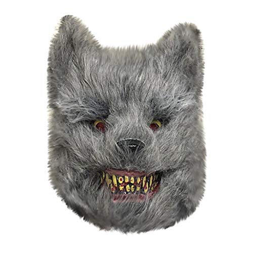 hahuha Party Favors Decoration Wolf For Adults Costume Scary Cosplay Party Halloween Props Mask Party Favors (AS Show-5, One Size) von hahuha