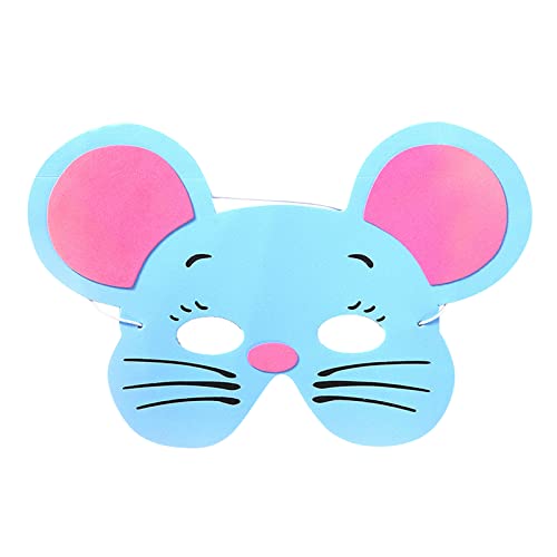 hahuha Party Favors RopeChildren's Toy For Children Birthday Animal Eye Masquerade Animals Mask With Elastic Animal Mask Party Favors (J-C, One Size) von hahuha